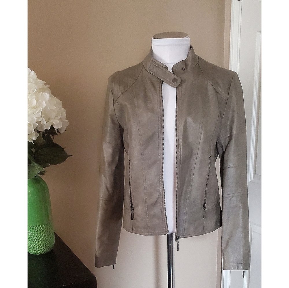 Max Studio faux leather jacket